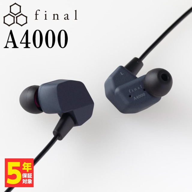 final A4000 (FI-A4DPLDN) 有線イヤホン リケーブル対応 カナル型 ダイナミックドライバー (16時までの注文で即日出荷)