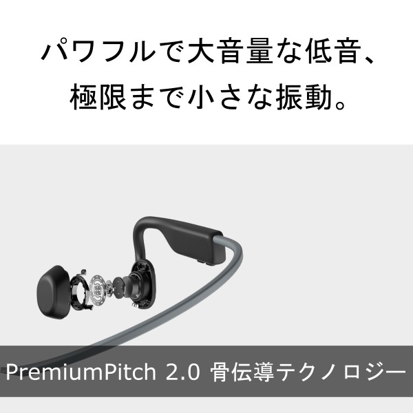 骨伝導 ワイヤレスイヤホン Shokz ショックス OpenMove Elevation Blue