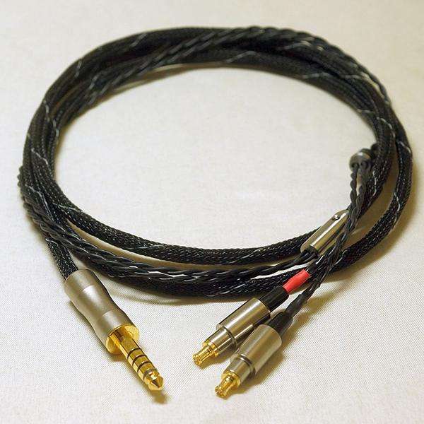 Bispa ビスパ ＜玲-Rei A2DCヘッドホン用コネクター×2→4.4mm5極プラグ＞BSP-HPCL-SDTRHPLRA5 リケーブル オーディオテクニカ A2DC (送料無料)の通販は