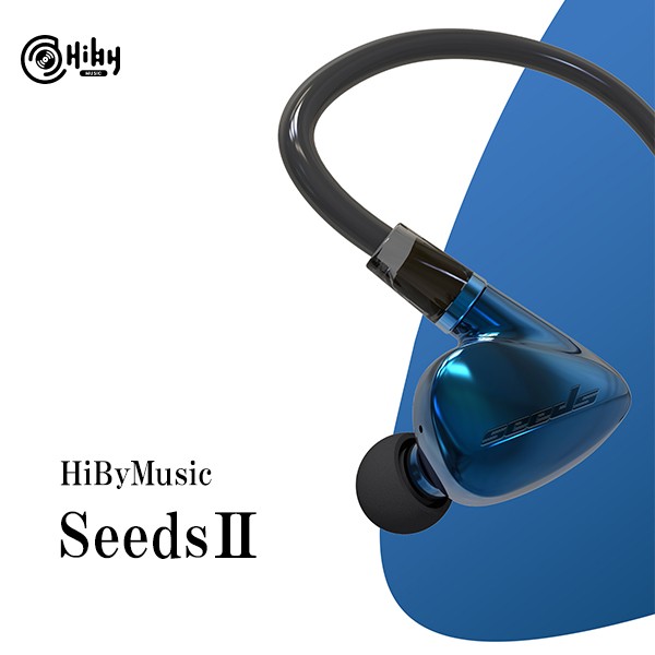 イヤホン HiByMusic ハイビー SeedsII Blue カナル型 有線