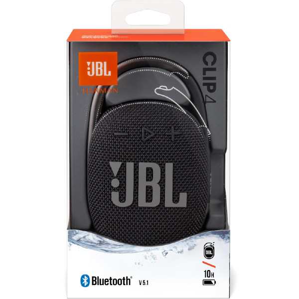 ワイヤレススピーカー JBL CLIP4 ブラック【JBLCLIP4BLK】防水 防塵 の