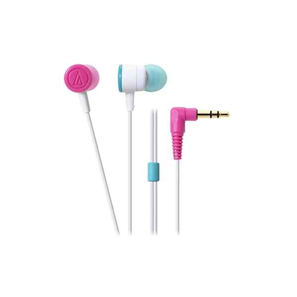 (お取り寄せ) audio-technica オーディオテクニカ ATH-CKL220 WCZ ホワイトクレイジー 密閉型 イヤホン かわいい カナル型 イヤホン イヤフォン (1年保証)