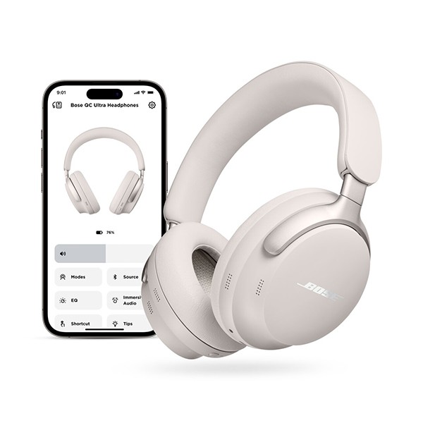 Bose QuietComfort Ultra Headphones White Smoke ボーズ ワイヤレスヘッドホン ノイズキャンセリング  マイク付き (送料無料)｜au PAY マーケット