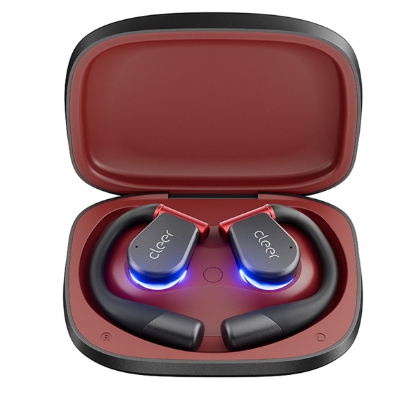 Cleer ARC3 Sport Black&Red  ワイヤレスイヤホン Bluetooth 開放型 耳を塞がない ながら聴き 防水 IPX7 クリアの通販は