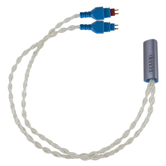 (お取り寄せ) DEKONI AUDIO Ensemble Cables Y-Split HD600 シルバー ヘッドホンケーブル MCS リケーブル デコニオーディオの通販は