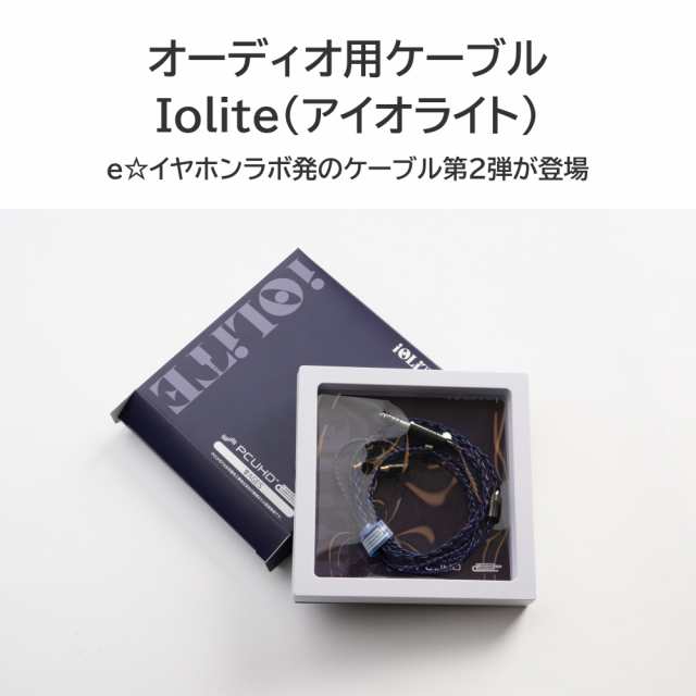 イヤホンケーブル e☆イヤホン・ラボ Iolite アイオライト IPX-4.4mm(イヤーループ仕様) 120cm｜au PAY マーケット