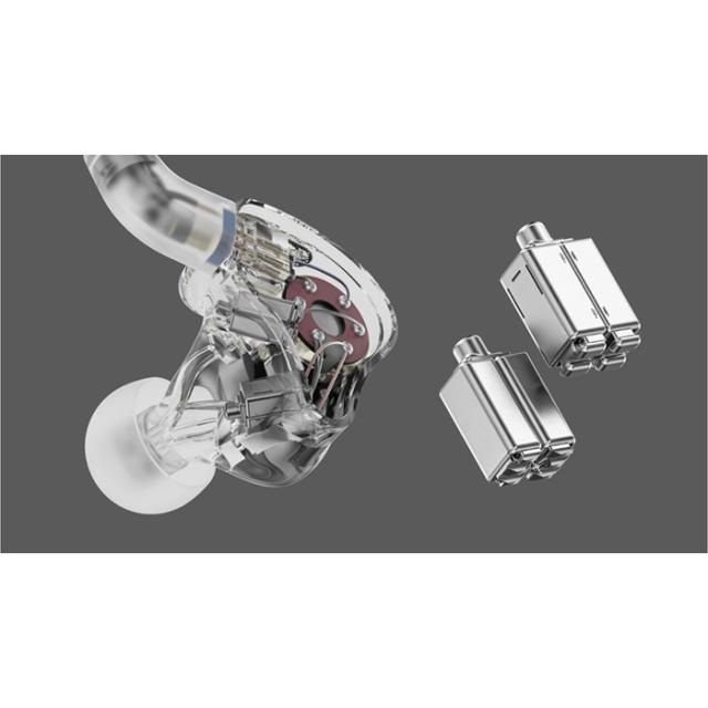 FIIO JH5 Black 有線イヤホン カナル型 耳かけ型 シュア掛け リ