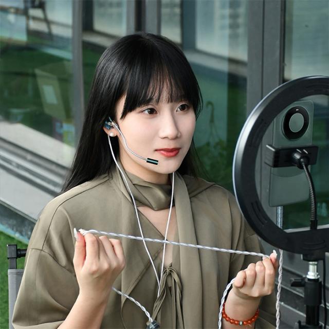 (在庫限り) KINERA GRAMR PRO MMCX イヤホンケーブル オーディオアクセサリ マイク付き ゲーミング キネラの通販は