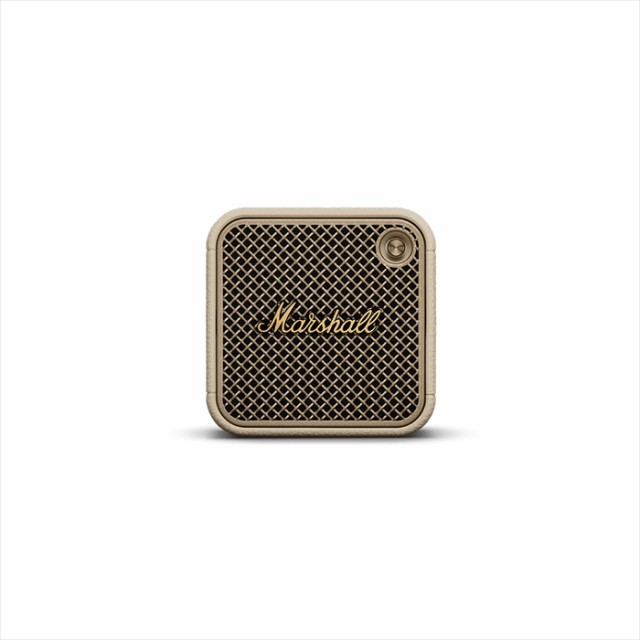 Marshall Willen II Cream ワイヤレススピーカー Bluetooth ポータブル 防水 防塵 IP67 急速充電 マイク付き マーシャル