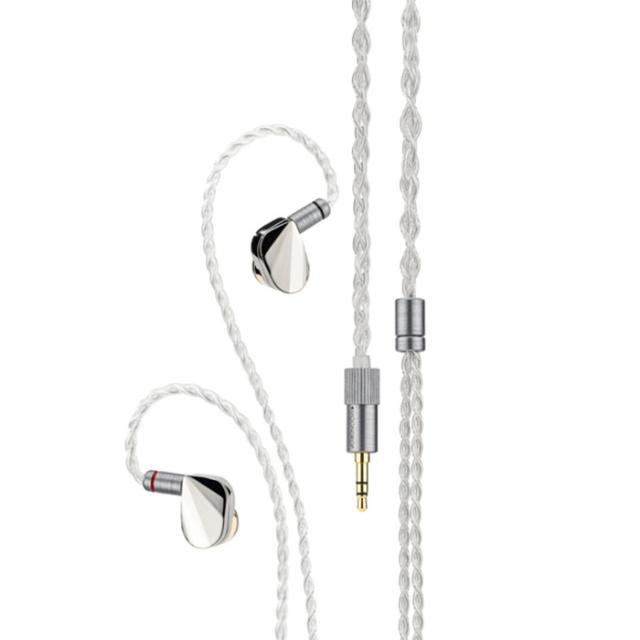 水月雨 (MOONDROP) illustrious 光輝 有線イヤホン 耳掛け式 シュア