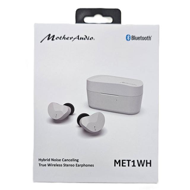 MotherAudio MET1 WH ワイヤレスイヤホン カナル型 ノイズ