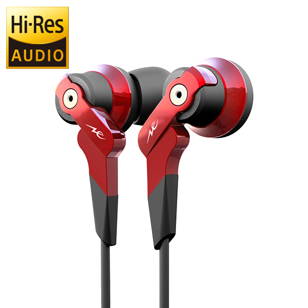 radius ラディウス High-MFD System HP-NHR11R レッド ハイレゾ対応 カナル型 高音質 イヤホン スタンダードモデル (1年保証) (送料無料)の通販は