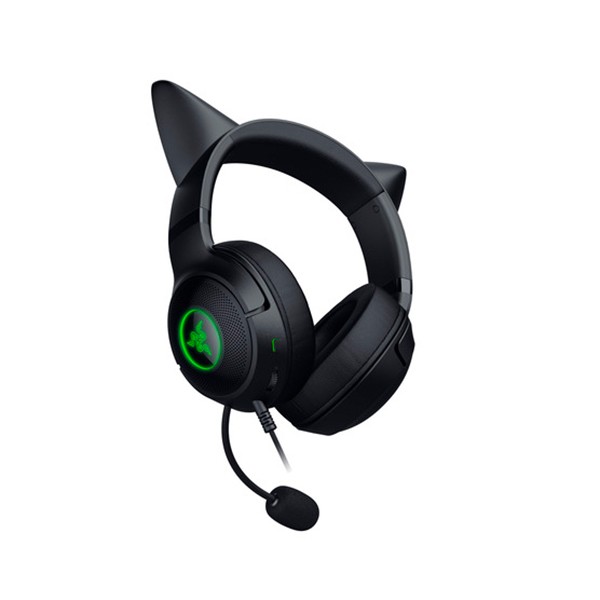 (ゲーミングヘッドセット) Razer Kraken Kitty V2 Black 猫耳 ゲーム用 ヘッドホン ゲーミング ヘッドセット マイク付き  レイザー (RZ04-｜au PAY マーケット