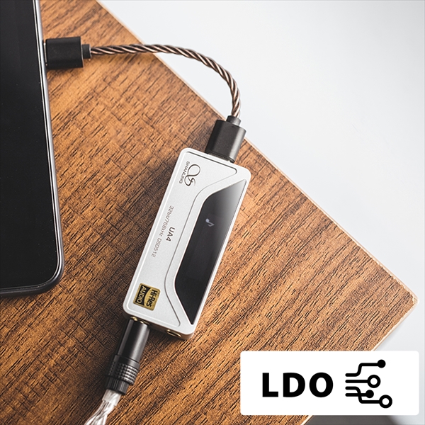 SHANLING UA4 チタニウム ヘッドホンアンプ USB DAC アンプ 3.5mm 4.4 