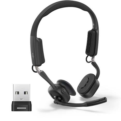 Shokz OpenMeet UC USB-A ワイヤレスヘッドホン ヘッドセット 骨伝導