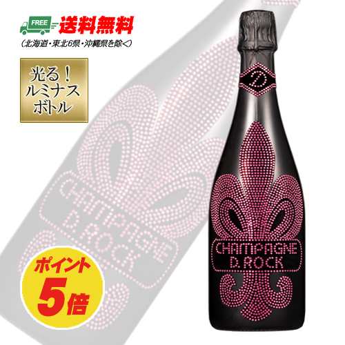 ボトルが光る）D.ROCK ディーロック ロゼ ルミナスボトル 750ml（DROCK