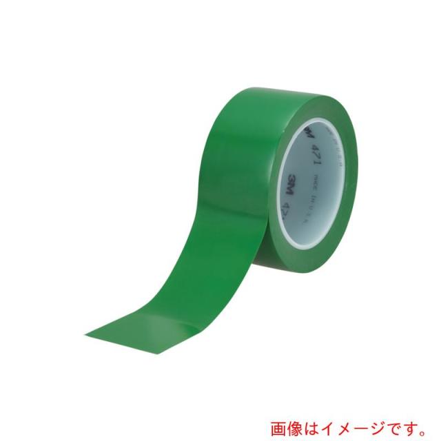 スリーエム ジャパン　3M　高機能ラインテープ　４７１　緑　５０ｍｍＸ３２．９ｍ　個装　【品番：471 GRE 50X32 K】