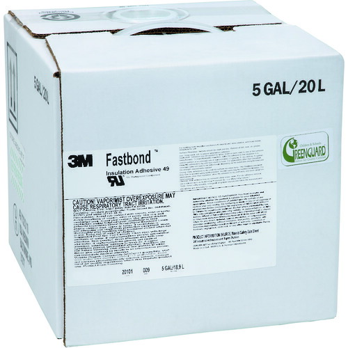 スリーエム ジャパン　3M　Ｆａｓｔｂｏｎｄ　水性接着剤　４９　１８．９Ｌ　ボックスタイプ　【品番：FB49 CLE 5GAL BOX】