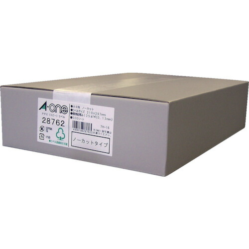 スリーエム ジャパン　3M　エーワン　ＰＰＣラベル　Ａ４ノーカット　（５００枚入）　【品番：28762】