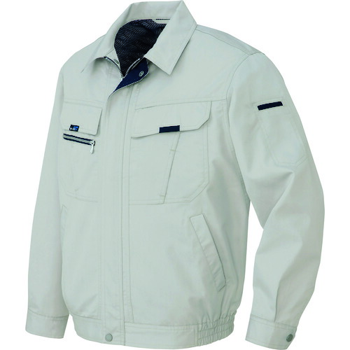 アイトス（AITOZ）　長袖サマーブルゾン（男女兼用）　グレー　ＬＬ　【品番：9031-004-LL】