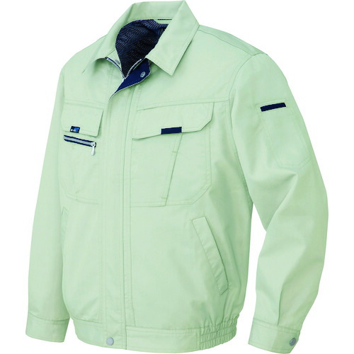 アイトス（AITOZ）　長袖サマーブルゾン（男女兼用）　アースグリーン　Ｓ　【品番：9031-005-S】