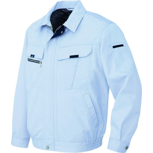 アイトス（AITOZ）　長袖サマーブルゾン（男女兼用）　サックス　ＬＬ　【品番：9031-007-LL】