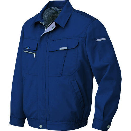 アイトス（AITOZ）　長袖サマーブルゾン（男女兼用）　ネイビー　Ｌ　【品番：9031-008-L】