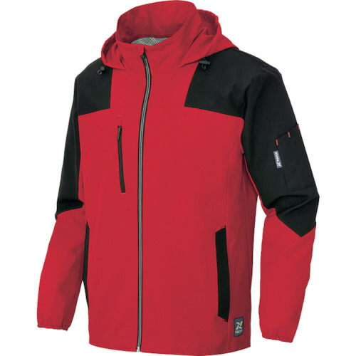 アイトス（AITOZ）　フードインジャケット　ＡＺ１０３１３ー００９　レッド　Ｌ　【品番：AZ10313-009-L】