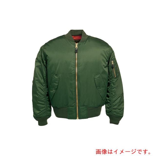 アイトス（AITOZ）　防寒ブルゾン　ＡＺ１０７０２　ＭＡ−１タイプ　グリーン　４Ｌ　【品番：AZ10702-005-4L】