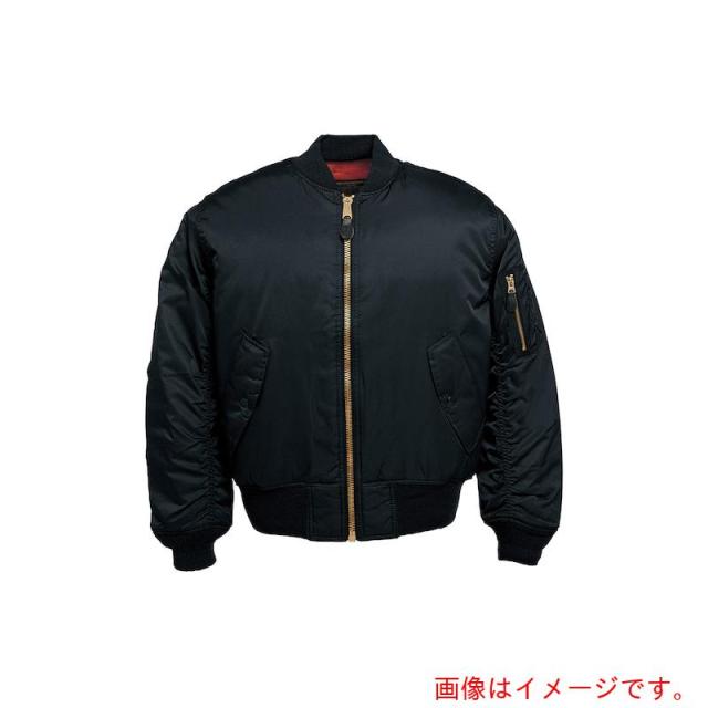 アイトス（AITOZ）　防寒ブルゾン　ＡＺ１０７０２　ＭＡー１タイプ　　ブラック　４Ｌ　【品番：AZ10702-010-4L】