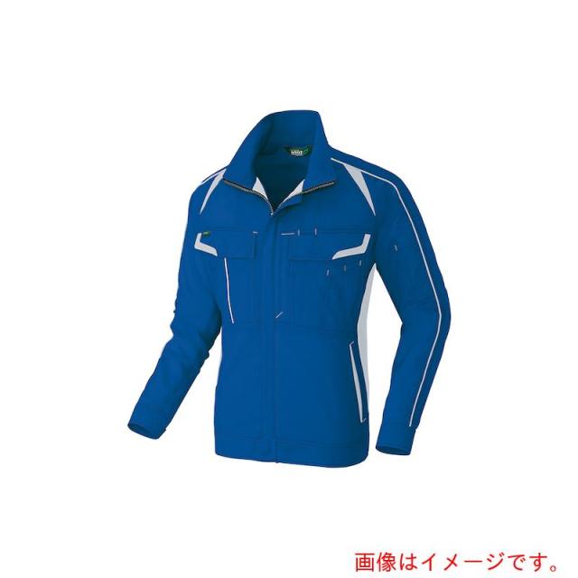 アイトス（AITOZ）　春夏長袖ストレッチブルゾン（エコワーカーストレッチ）　ブルー　Ｓ　【品番：AZ1930-006-S】
