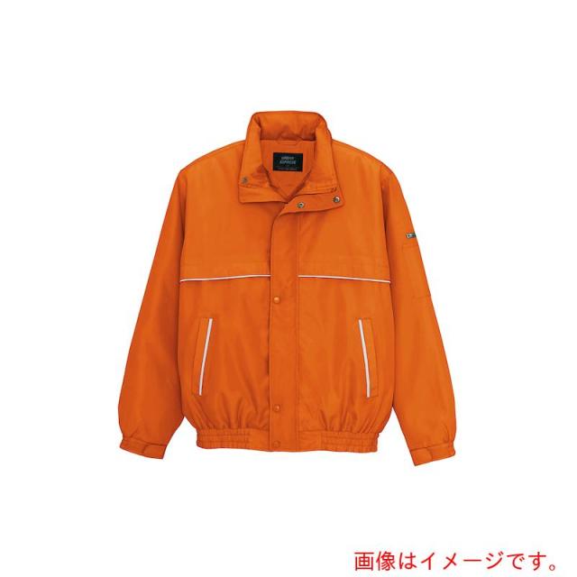 アイトス（AITOZ）　中綿ブルゾン（男女兼用）　ＡＺ１９６１　オレンジ　Ｍ　【品番：AZ1961-163-M】