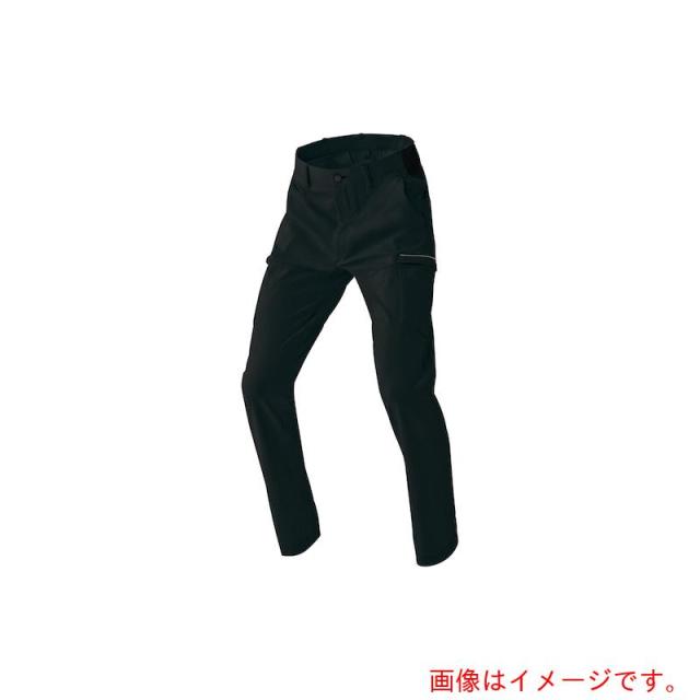 アイトス（AITOZ）　ウルトラストレッチワークカーゴパンツ（ノータック）（男女兼用）　ＡＺ２４２１　ブラック　３Ｓ　【品番：AZ2421-010-3S】