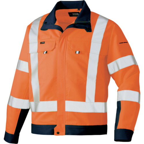 アイトス（AITOZ）　高視認作業ブルゾンハイパーオレンジＬＬ　【品番：AZ2701093LL】