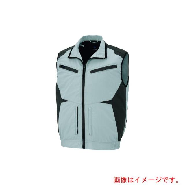 アイトス（AITOZ）　空調服用ベスト（空調服ＴＭ）　シルバーグレー　６Ｌ　【品番：AZ30587-003-6L】