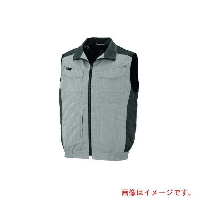 アイトス（AITOZ）　空調服用ベスト（空調服ＴＭ）　シルバーグレー　ＬＬ　【品番：AZ30697-003-LL】