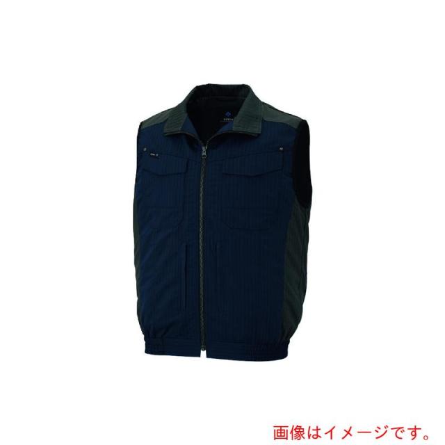 アイトス（AITOZ）　空調服用ベスト（空調服ＴＭ）　ネイビー　Ｍ　【品番：AZ30697-008-M】