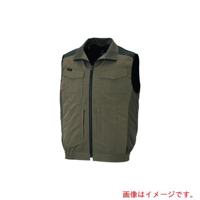 アイトス（AITOZ）　空調服用ベスト（空調服ＴＭ）　モカ　４Ｌ　【品番：AZ30697-024-4L】