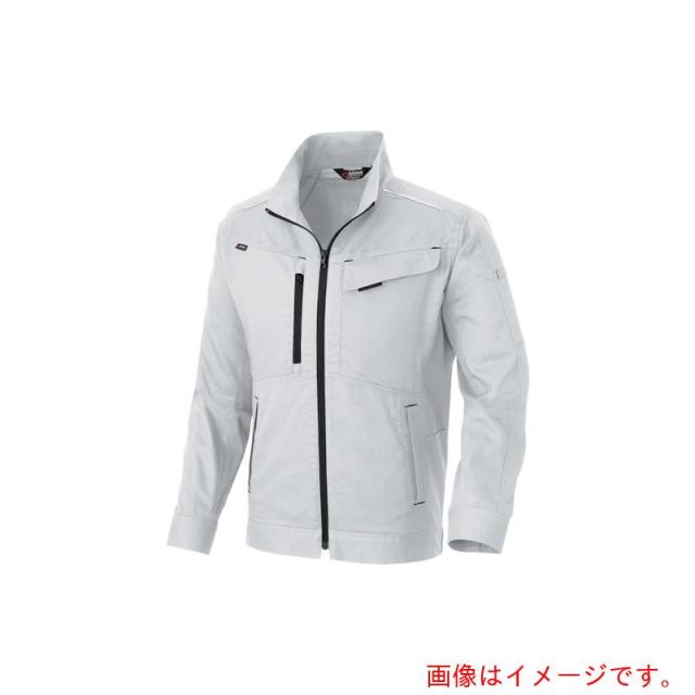 アイトス（AITOZ）　ニュームービンカット　春夏長袖ブルゾン　シルバーグレー　ＬＬ　【品番：AZ3330-003-LL】