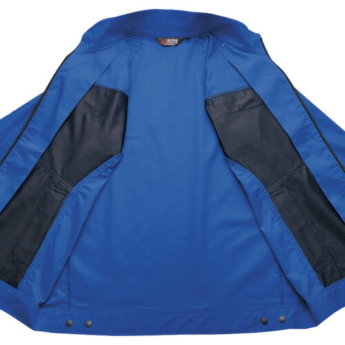 アイトス（AITOZ）　ニュームービンカット　春夏長袖ブルゾン　ロイヤルブルー　Ｓ　【品番：AZ3330-006-S】