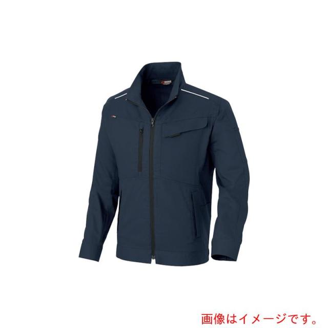 アイトス（AITOZ）　ニュームービンカット　春夏長袖ブルゾン　ネイビー　６Ｌ　【品番：AZ3330-008-6L】