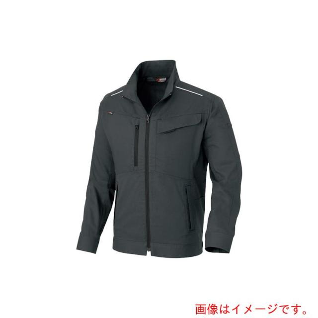 アイトス（AITOZ）　ニュームービンカット　春夏長袖ブルゾン　チャコールグレー　Ｍ　【品番：AZ3330-014-M】