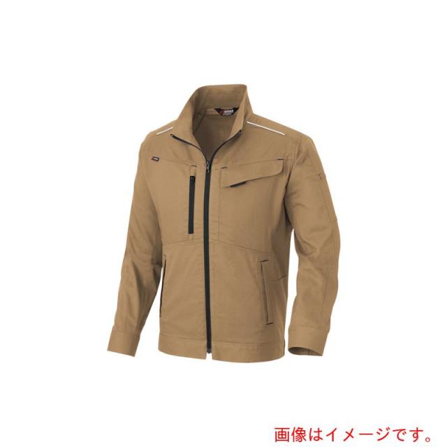 アイトス（AITOZ）　ニュームービンカット　春夏長袖ブルゾン　カーキ　３Ｌ　【品番：AZ3330-025-3L】