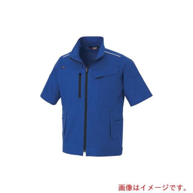 アイトス（AITOZ）　ニュームービンカット　春夏半袖ブルゾン　ロイヤルブルー　６Ｌ　【品番：AZ3332-006-6L】