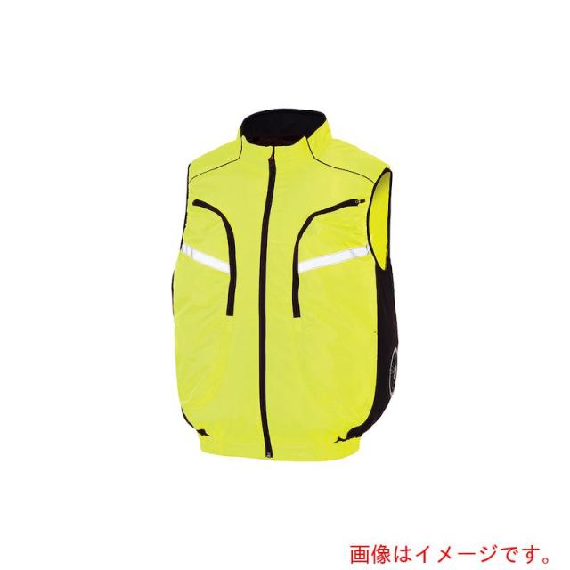アイトス（AITOZ）　物流作業対応型空調服ベスト（空調服ＴＭ）　ハイパーイエロー　５Ｌ　【品番：AZ50195-091-5L】