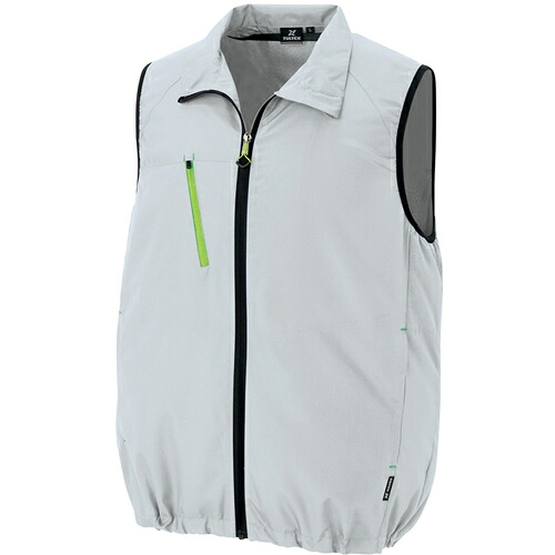 アイトス（AITOZ）　空調服用ベスト（空調服ＴＭ）　グレー　５Ｌ　【品番：AZ50196-003-5L】