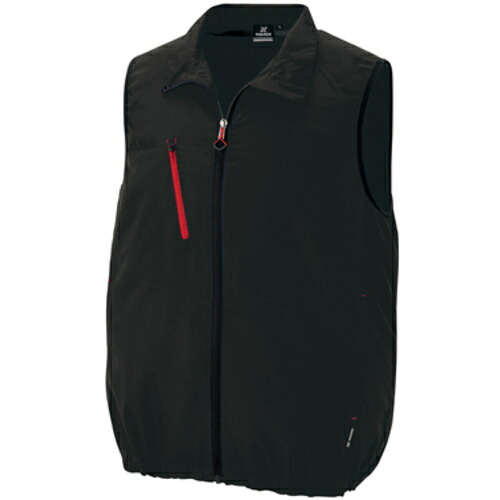 アイトス（AITOZ）　空調服用ベスト（空調服ＴＭ）　ブラック　６Ｌ　【品番：AZ50196-010-6L】