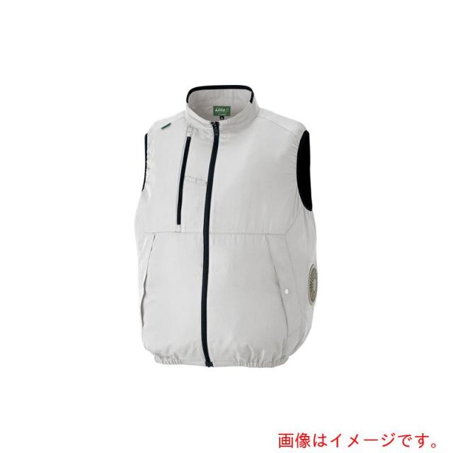 アイトス（AITOZ）　空調服　ベスト（男女兼用）ＡＺ５０２９６　シルバーグレー　ＬＬ　【品番：AZ50296-003-LL】