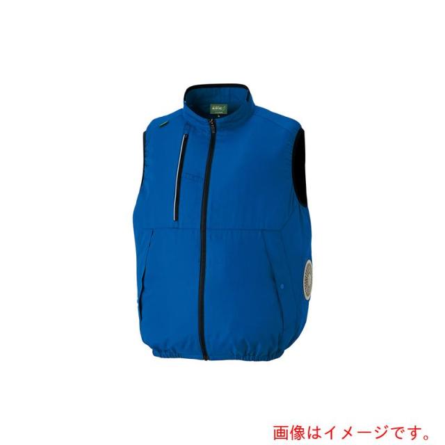 アイトス（AITOZ）　空調服　ベスト（男女兼用）ＡＺ５０２９６　ブルー　４Ｌ　【品番：AZ50296-006-4L】
