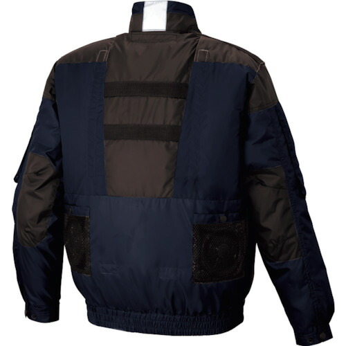 アイトス（AITOZ）　遮熱シェード付空調服長袖ブルゾン　（空調服ＴＭ）　フルハーネス対応　ネイビー　４Ｌ　【品番：AZ50299-008-4L】_2